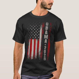 Obama stemt in 2028 voor President 2028 T-shirt