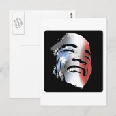 Obama: Sterren Briefkaart (Voorkant / Achterkant)