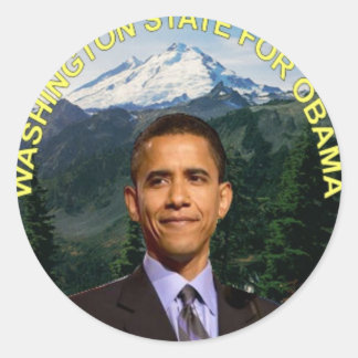 OBAMA-stickers Ronde Sticker