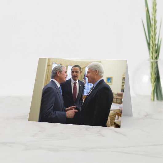 Obama Struik en Clinton Kaart (Voorkant)