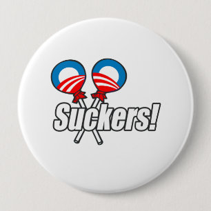 Obama Suckers! Ronde Button 4,0 Cm