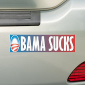 Obama Sucks Bumpersticker (Op auto)
