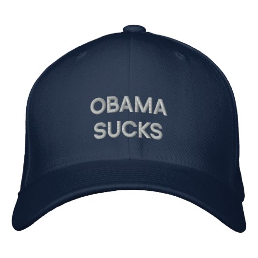OBAMA SUCKS Casquette brodé (Devant)