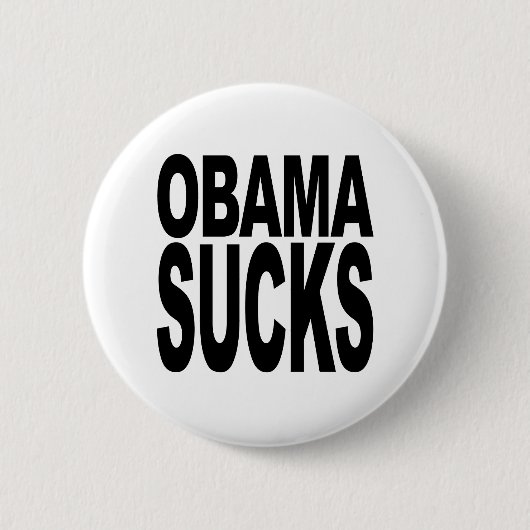 Obama Sucks Ronde Button 5,7 Cm (Voorkant)
