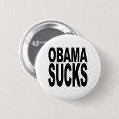 Obama Sucks Ronde Button 5,7 Cm (Voorkant /achterkant)