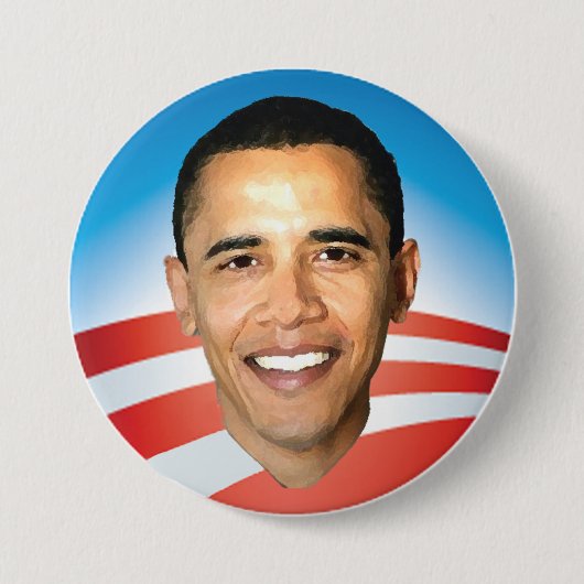 Obama Sunrise 3-inch Button (Voorkant)