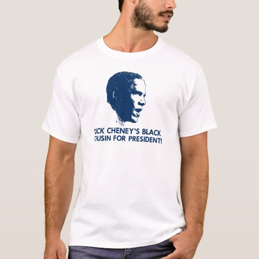 Obama - T-shirt de Cheney (Devant)