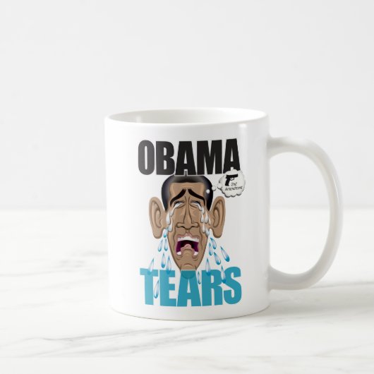 Obama Tears 11 oz klassieke Mok (Rechts)