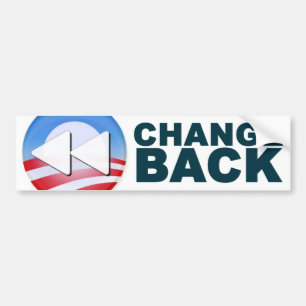 Obama: Terug wijzigen Bumpersticker
