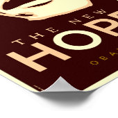 Obama The New Hope Brown & Gold Poster (Coin)