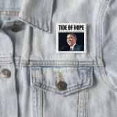 Obama: Tide of Hope Button (In situ)