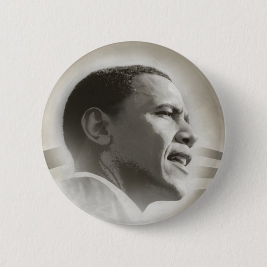 Obama-toets Ronde Button 5,7 Cm (Voorkant)