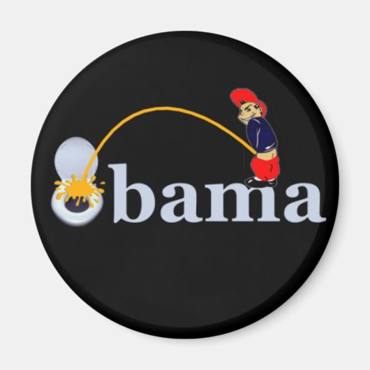 Obama (toilet) magneet (Voorkant)