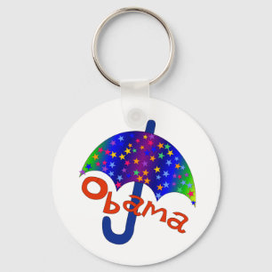 Obama Umbrella Inaguration Memento Sleutelhanger