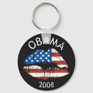 OBAMA US Flag Lips Sleutelhanger 89226