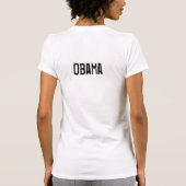 Obama V-nek T-shirt (Achterkant)
