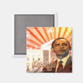 Obama-verandering Magneet (Voorkant / Achterkant)