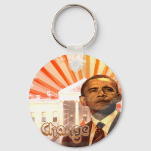 Obama-verandering Sleutelhanger