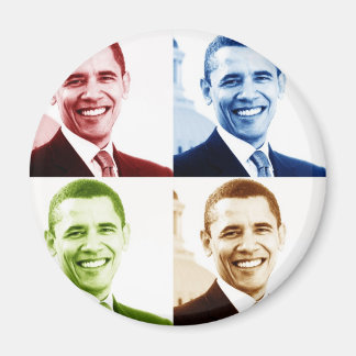 obama voor chrome magneet