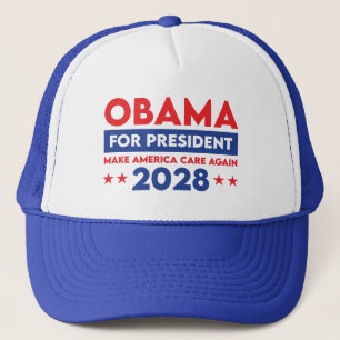 Obama voor President 2028 maakt Amerika weer zorgz Trucker Pet
