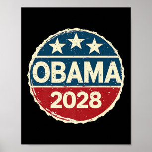 Obama voor President 2028 Obama 2028 Premium 0 Poster
