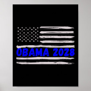 Obama voor President 2028 Obama 48ste President vo Poster