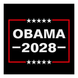 Obama voor President 2028 Perfect Poster