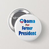 Obama voor President Button (Voorkant /achterkant)