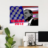Obama voor President Poster (Thuiskantoor)