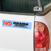 Obama voor verandering - dat is alles wat je nog h bumpersticker (Op Truck)