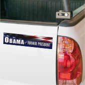 Obama voor voormalig President Bumpersticker (Op Truck)