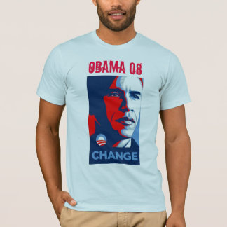 OBAMA VOOR WIJZIGING 08 T-SHIRT