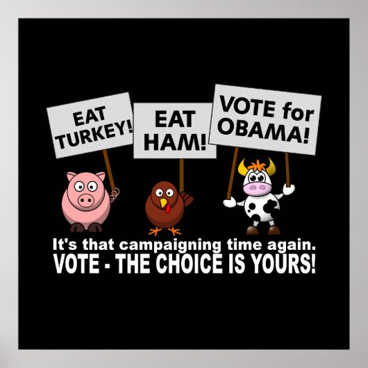 Obama Vote poster (Voorkant)