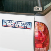 Obama Weapon massale misleiding Bumpersticker (Op Truck)