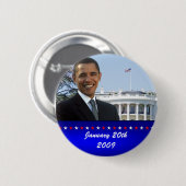 Obama White House Pin Ronde Button 5,7 Cm (Voorkant /achterkant)