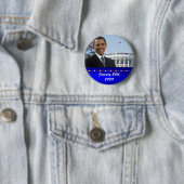 Obama White House Pin Ronde Button 5,7 Cm (In situ)