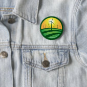 Obama Winds of Change Button (In situ)