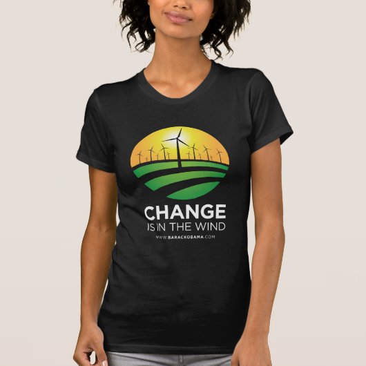 Obama Winds of Change Women's T-Shirt (Voorkant)