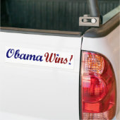 Obama wint 2008 bumpersticker (Op Truck)