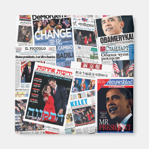 Obama wint internationale koppen Magnet Magneet