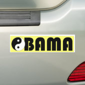 OBAMA, YIN YANG BUMPERSTICKER (Op auto)