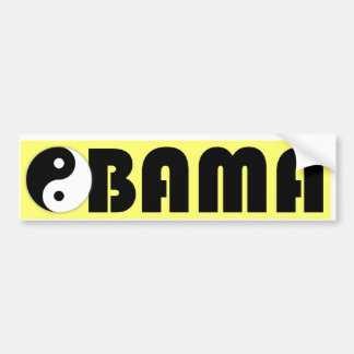 OBAMA, YIN YANG BUMPERSTICKER