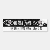 Obama Zombie Bumpersticker (Voorkant)