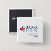 ObamaBiden Button - anti-Palin/McCain (Voorkant /achterkant)