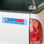 Obamacare - Buig over en hoest Bumpersticker (Op Truck)