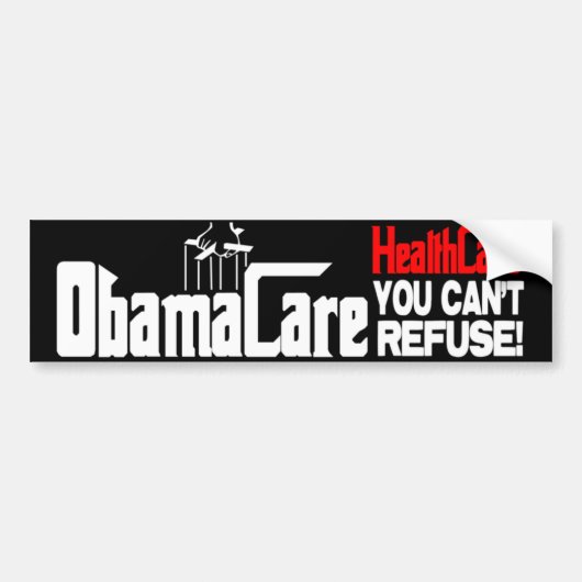 ObamaCare Bumpersticker (Voorkant)