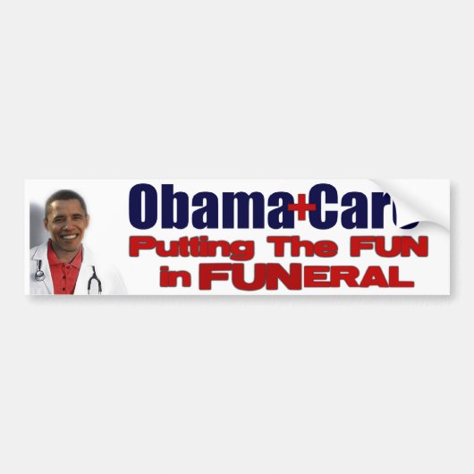 ObamaCare Bumpersticker (Voorkant)