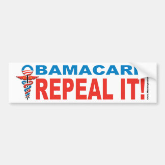 Obamacare HERHAAL HET! Bumpersticker