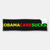 Obamacare Sucks Bumpersticker (Voorkant)