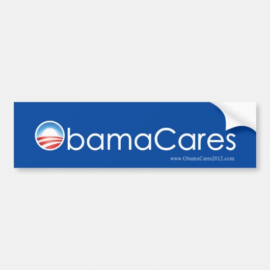 ObamaCares Bumpersticker (Voorkant)